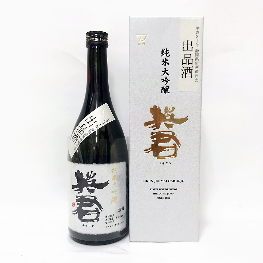 英君 純米大吟醸 火入 平成31年静岡県新酒鑑評会出品酒 純米吟醸酒の部 会長賞受賞酒 720ml 幸せの酒 銘酒市川