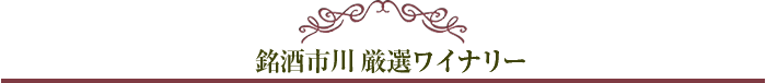 銘酒市川厳選ワイナリー