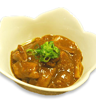 清水名物「カレーもつ」