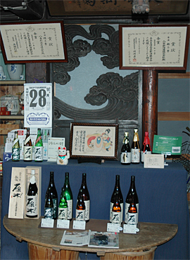 蔵元・八百新酒造様にて